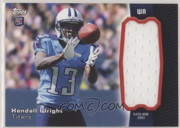 Kendall Wright #RJR-KW Football Cards 2012 Topps Chrome Rookie Relics