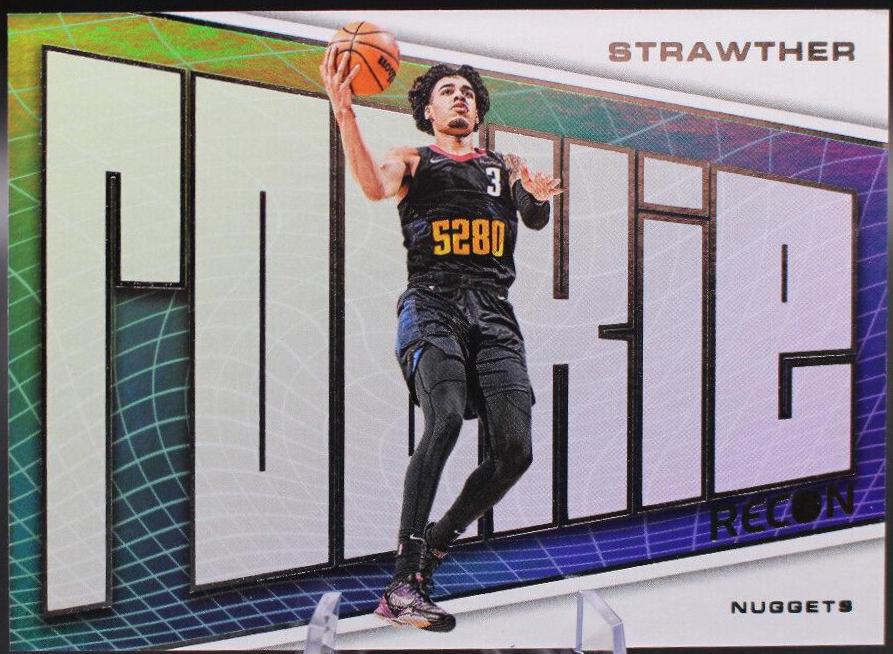 Julian Strawther #3 Basketball Cards 2023 Panini Recon Rookie