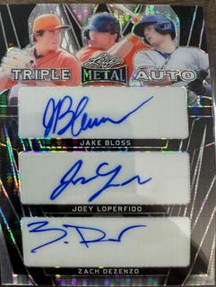 Jake Bloss / Joey Loperfido / Zach Dezenzo
