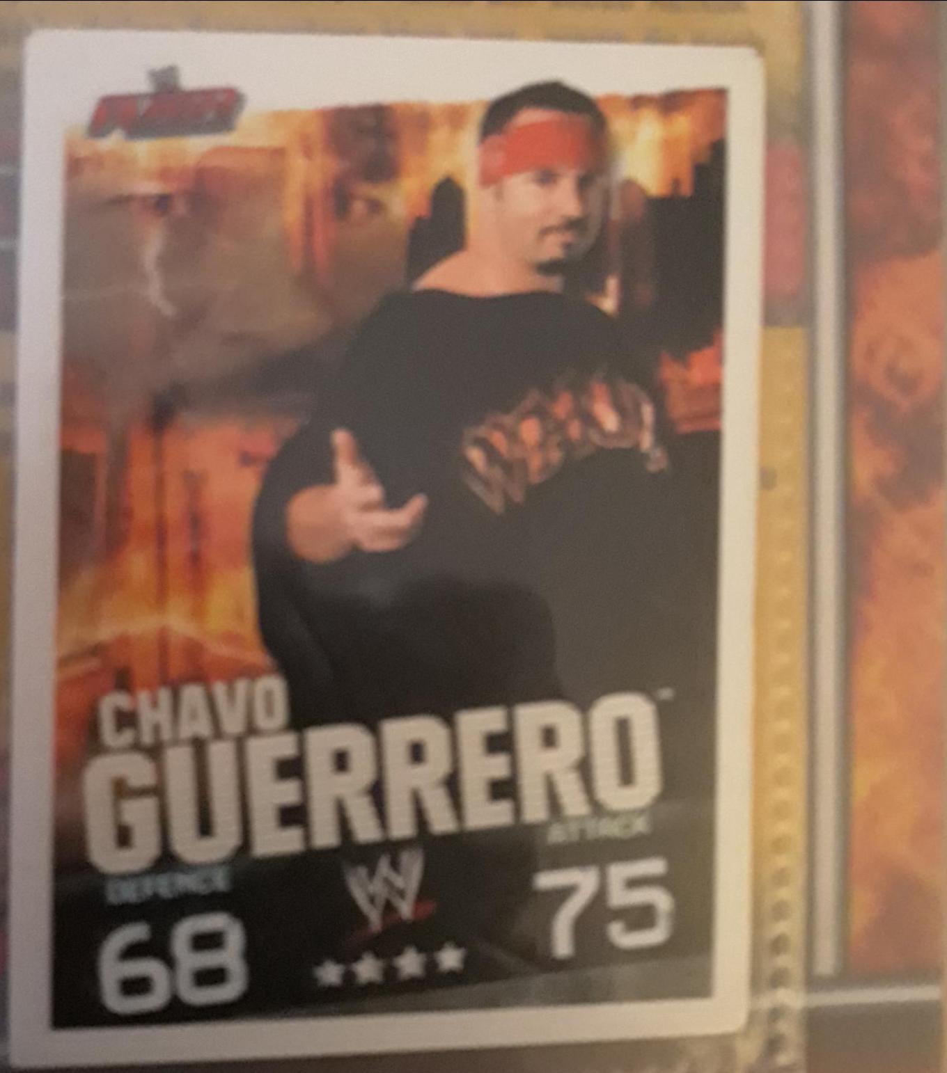 Chavo Guerrero Wrestling Cards 2009 Topps WWE Slam Attax