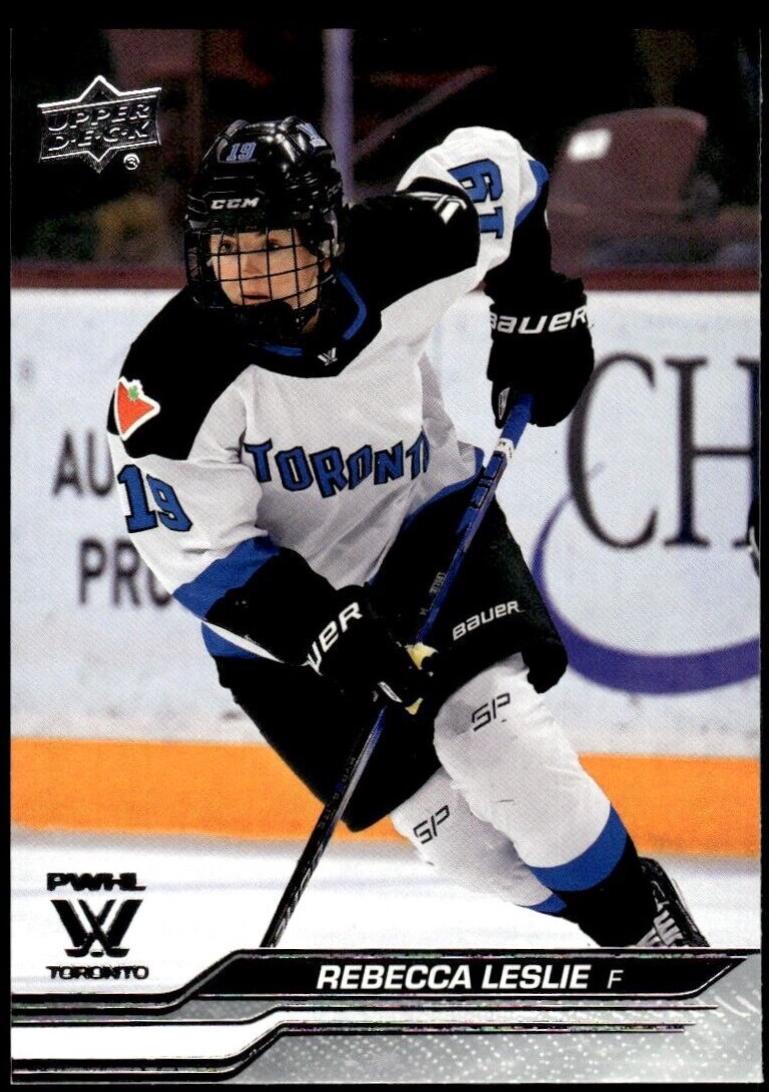 Rebecca Leslie #9 Hockey Cards 2024 Upper Deck PWHL