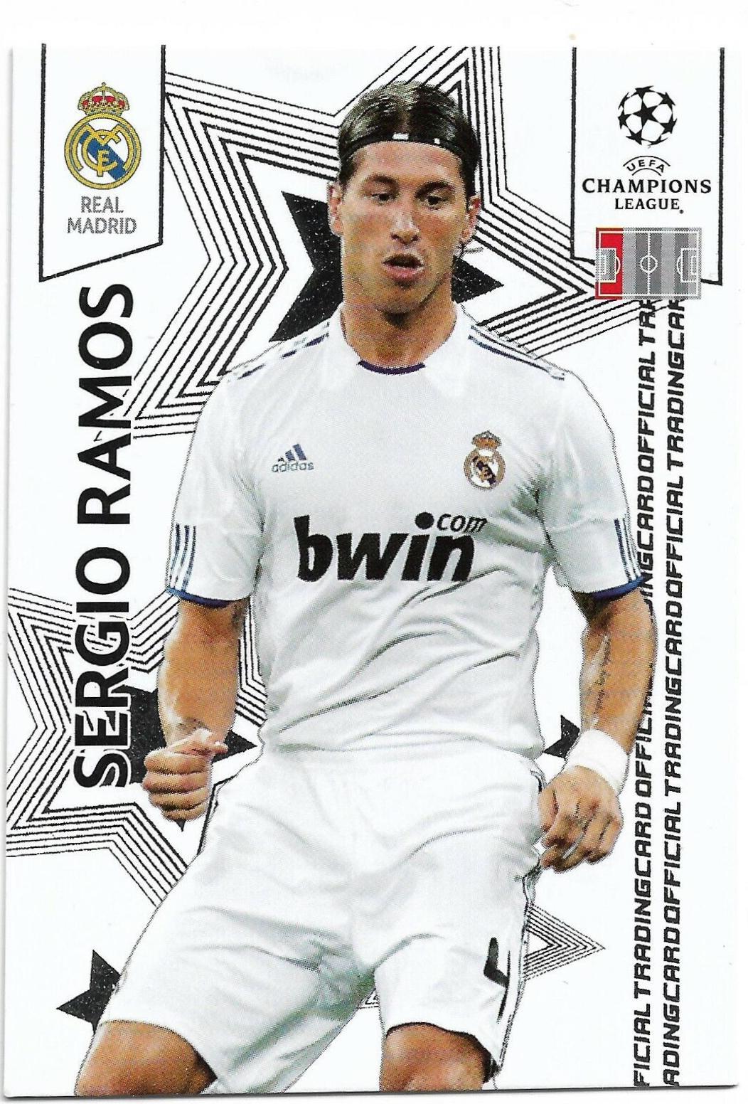 Sergio Ramos #80 Soccer Cards 2010 Panini UEFA Champions League