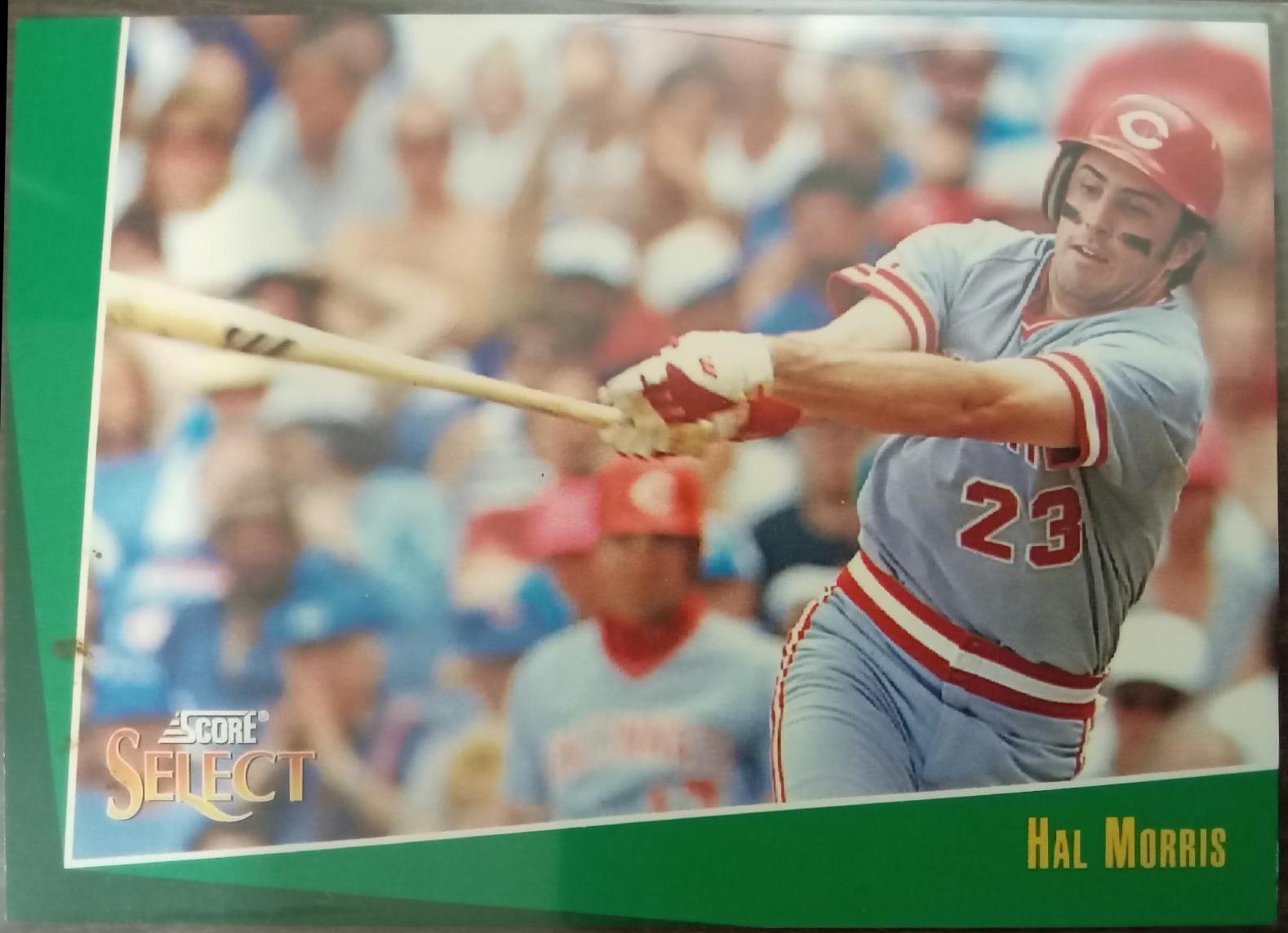 Hal Morris #45 Baseball Cards 1993 Score Select