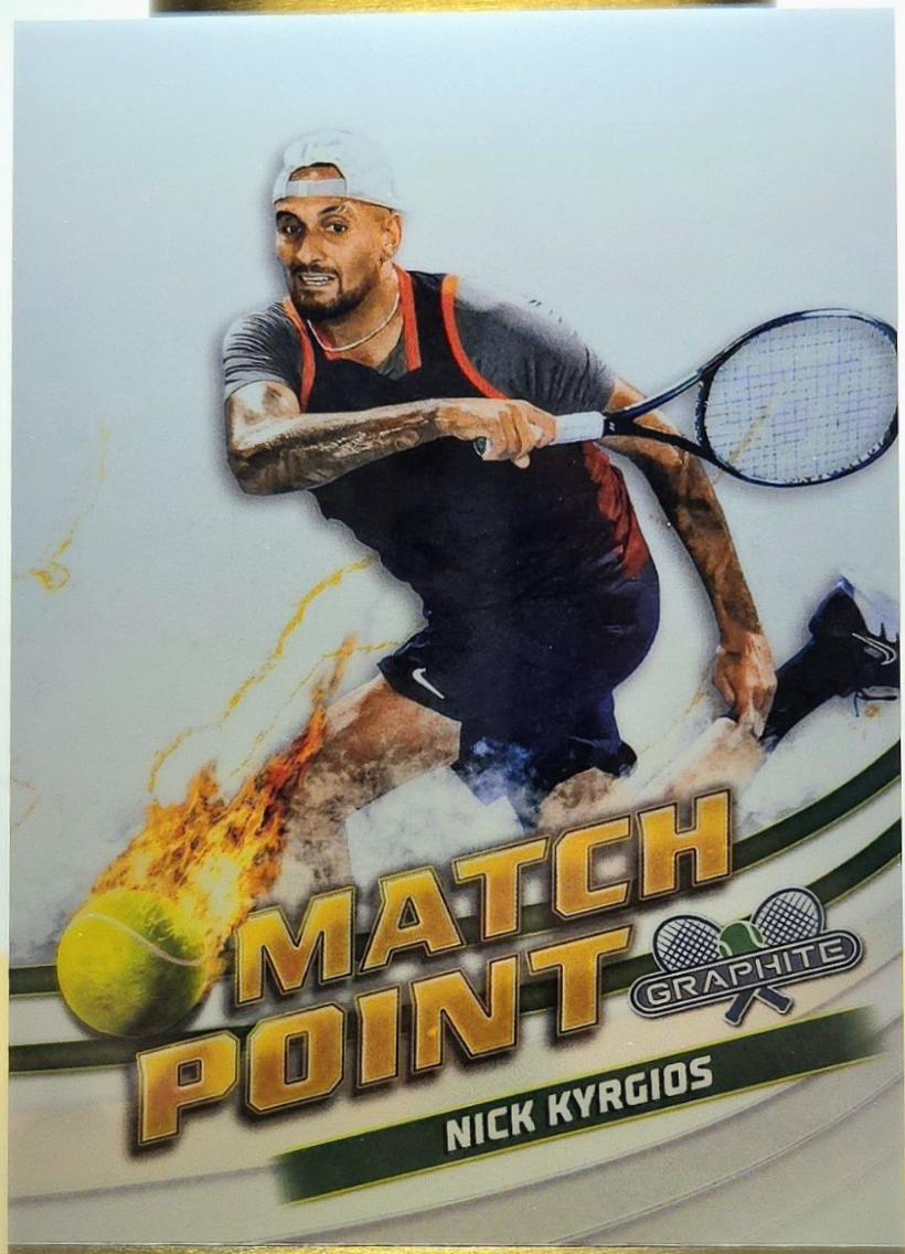 Nick Kyrgios #MP-NKS Tennis Cards 2024 Topps Graphite Match Point