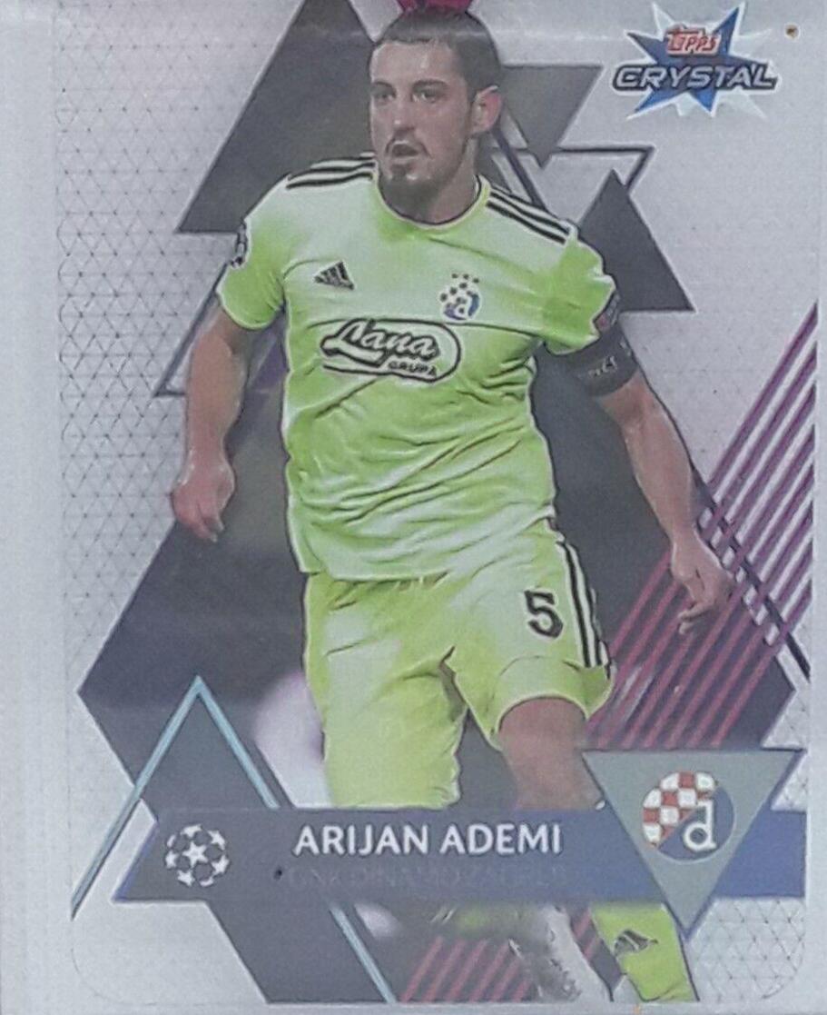 Arijan Ademi #62 Soccer Cards 2019 Topps UEFA Champions League Crystal