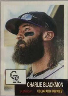 Charlie Blackmon #31 Baseball Cards 2018 Topps Living