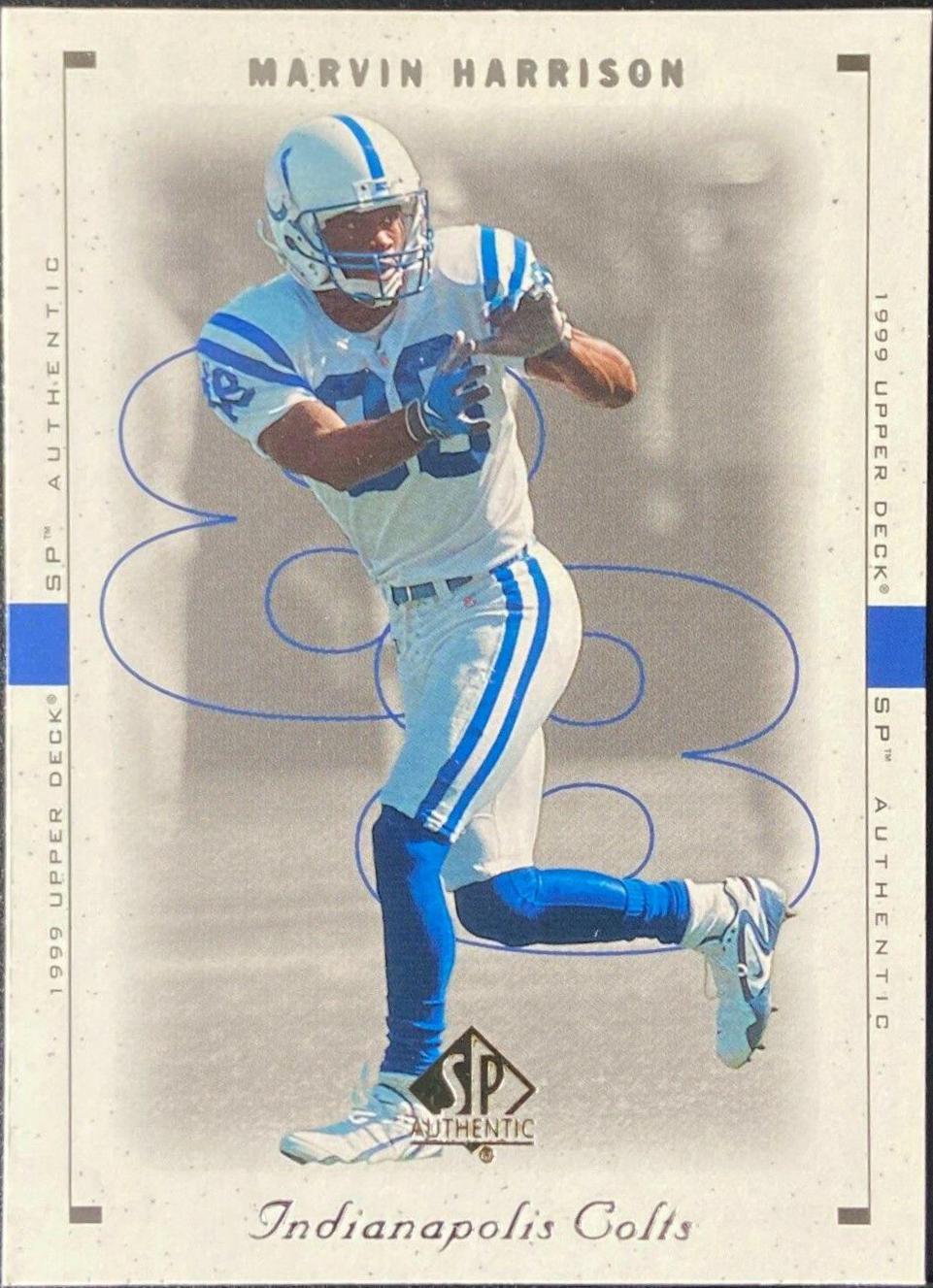 Marvin Harrison #37 1999 SP Authentic Football