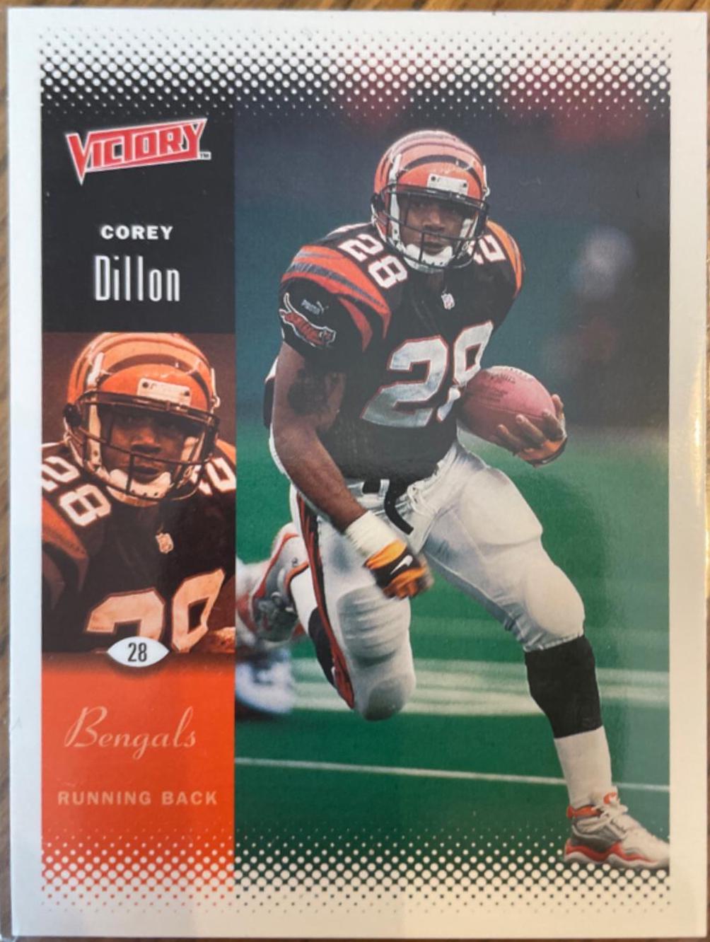 Corey Dillon #41 Football Cards 2000 Upper Deck Victory
