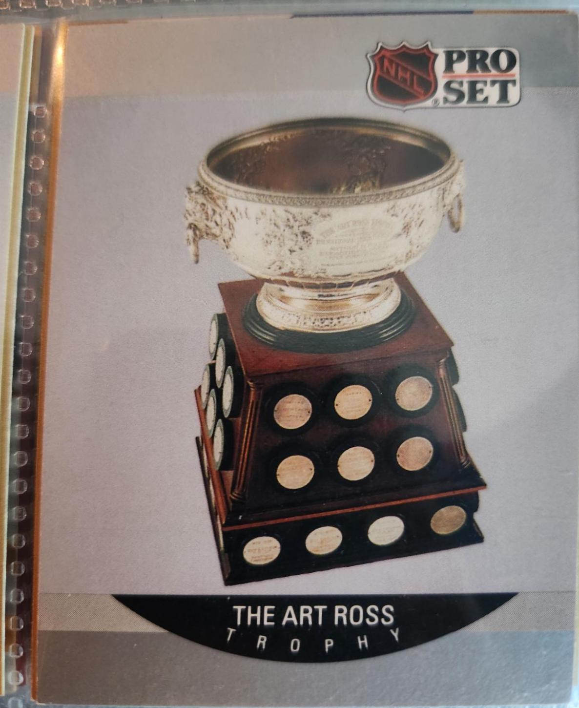 The Art Ross Trophy #388 Hockey Cards 1990 Pro Set
