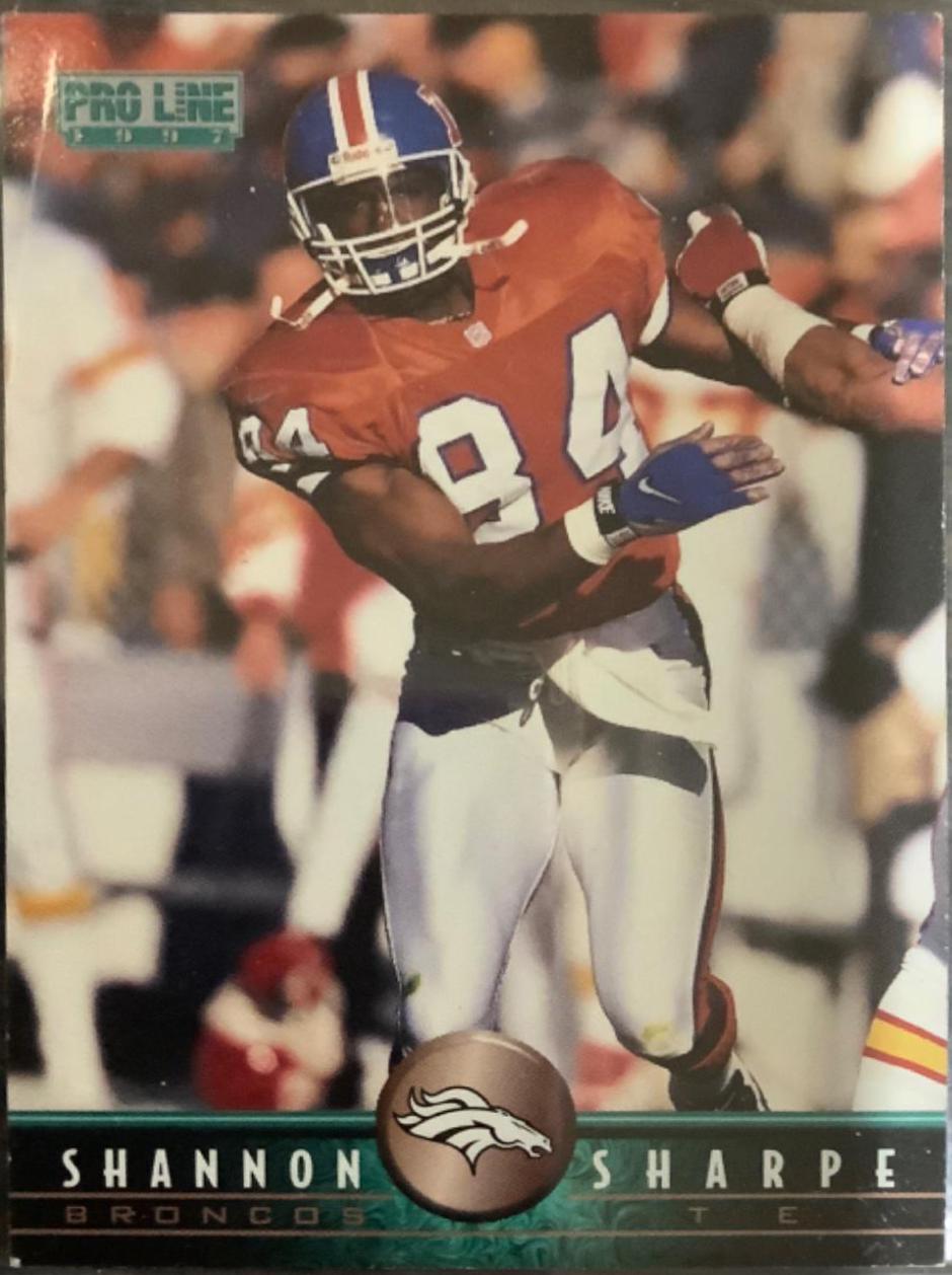 Shannon Sharpe #84 Football Cards 1997 Pro Line