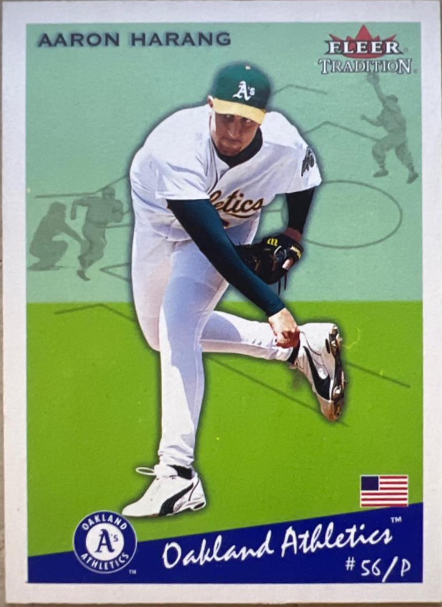 Aaron Harang #U203 Baseball Cards 2002 Fleer Tradition This Day in History