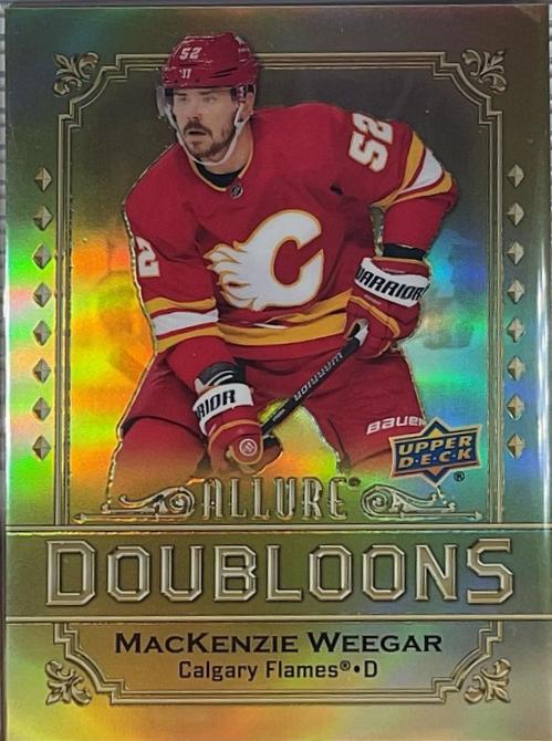 MacKenzie Weegar #DB-53 Hockey Cards 2024 Upper Deck Allure Doubloons