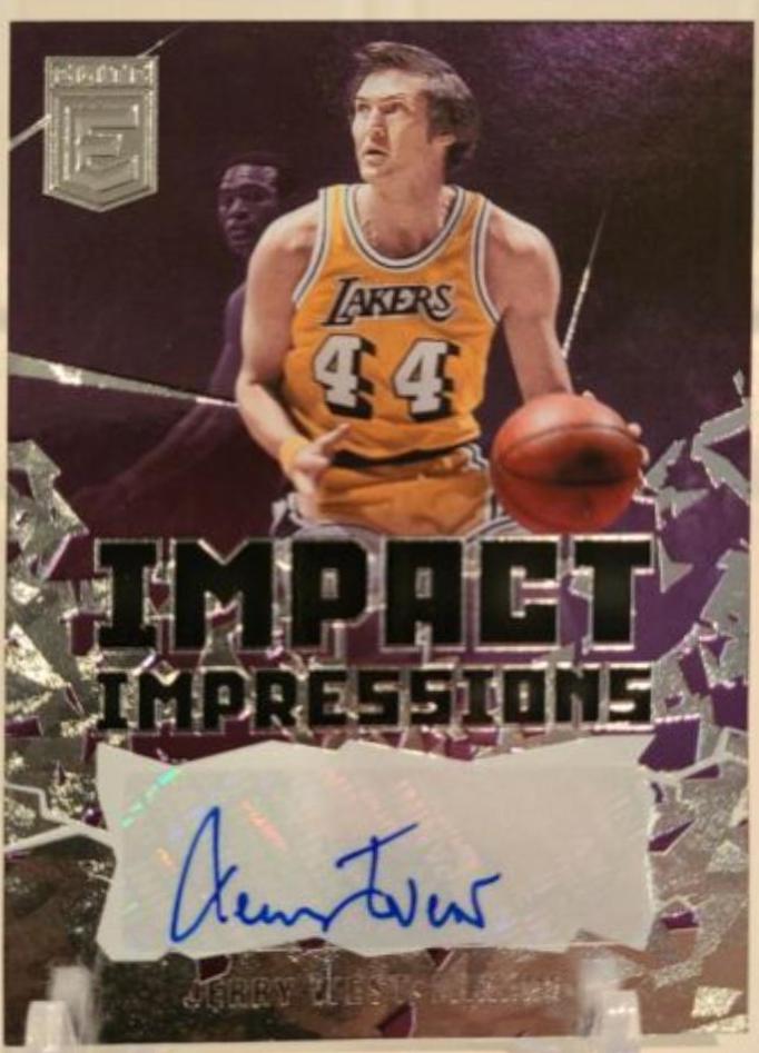 Jerry West #II-JWS Basketball Cards 2021 Panini Donruss Elite Impact Impressions