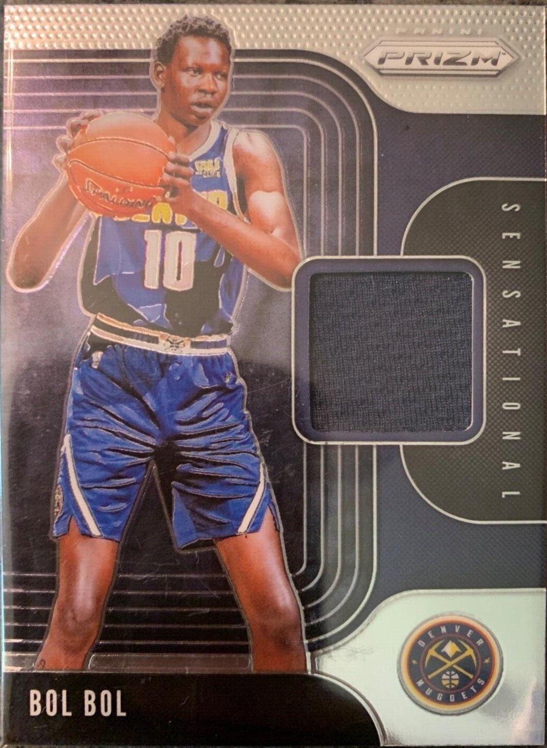 Bol Bol #BOL Basketball Cards 2019 Panini Prizm Sensational Swatches
