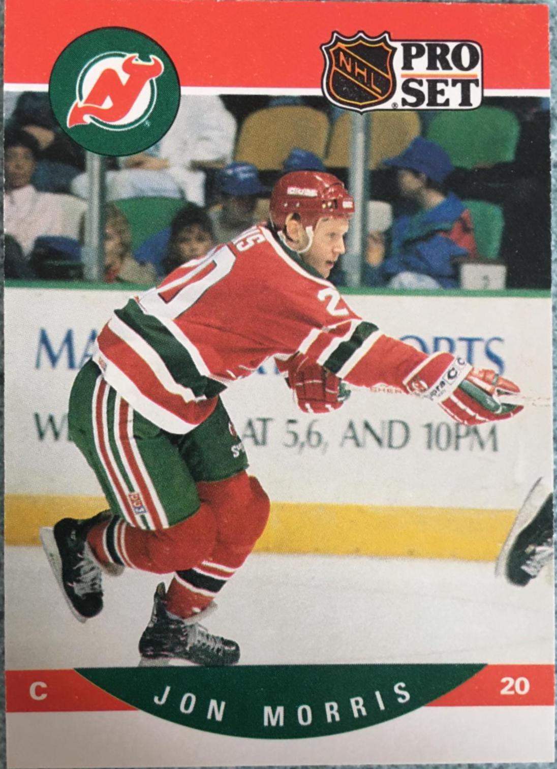 Jon Morris #621 Hockey Cards 1990 Pro Set