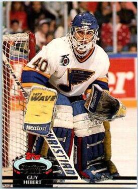 Guy Hebert #401 Hockey Cards 1992 Stadium Club