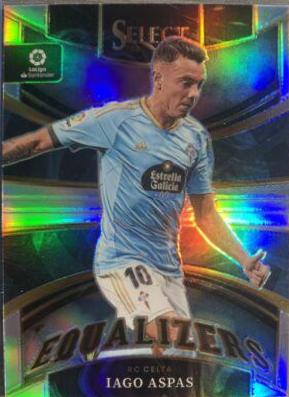 Iago Aspas #14 Soccer Cards 2022 Panini Select La Liga Equalizers