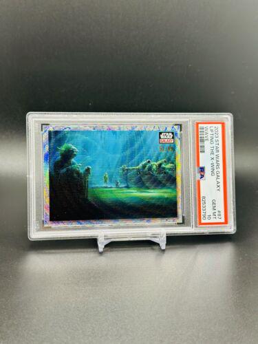 2023 Topps Chrome Galaxy Lifting the X-Wing [Wave Refractor] #87 card