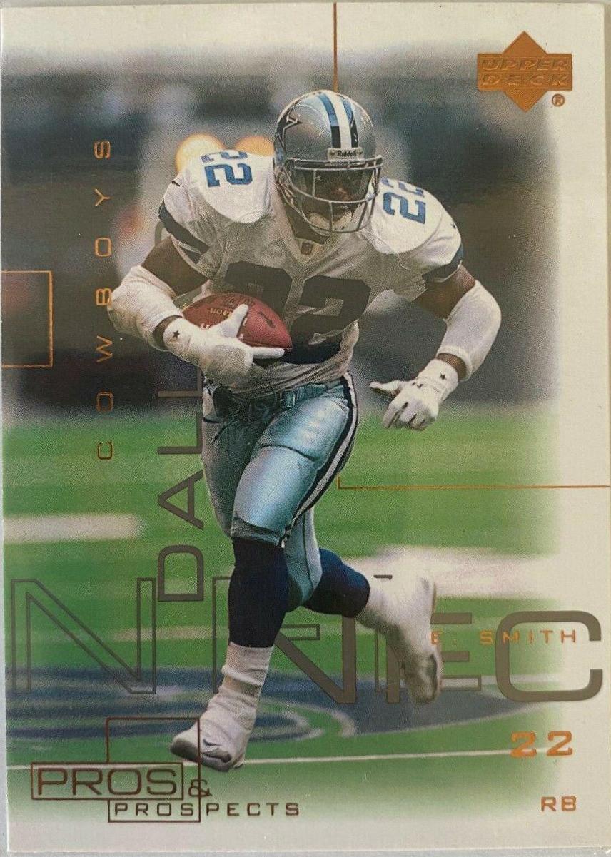 Emmitt Smith #22 Football Cards 2000 Upper Deck Pros & Prospects