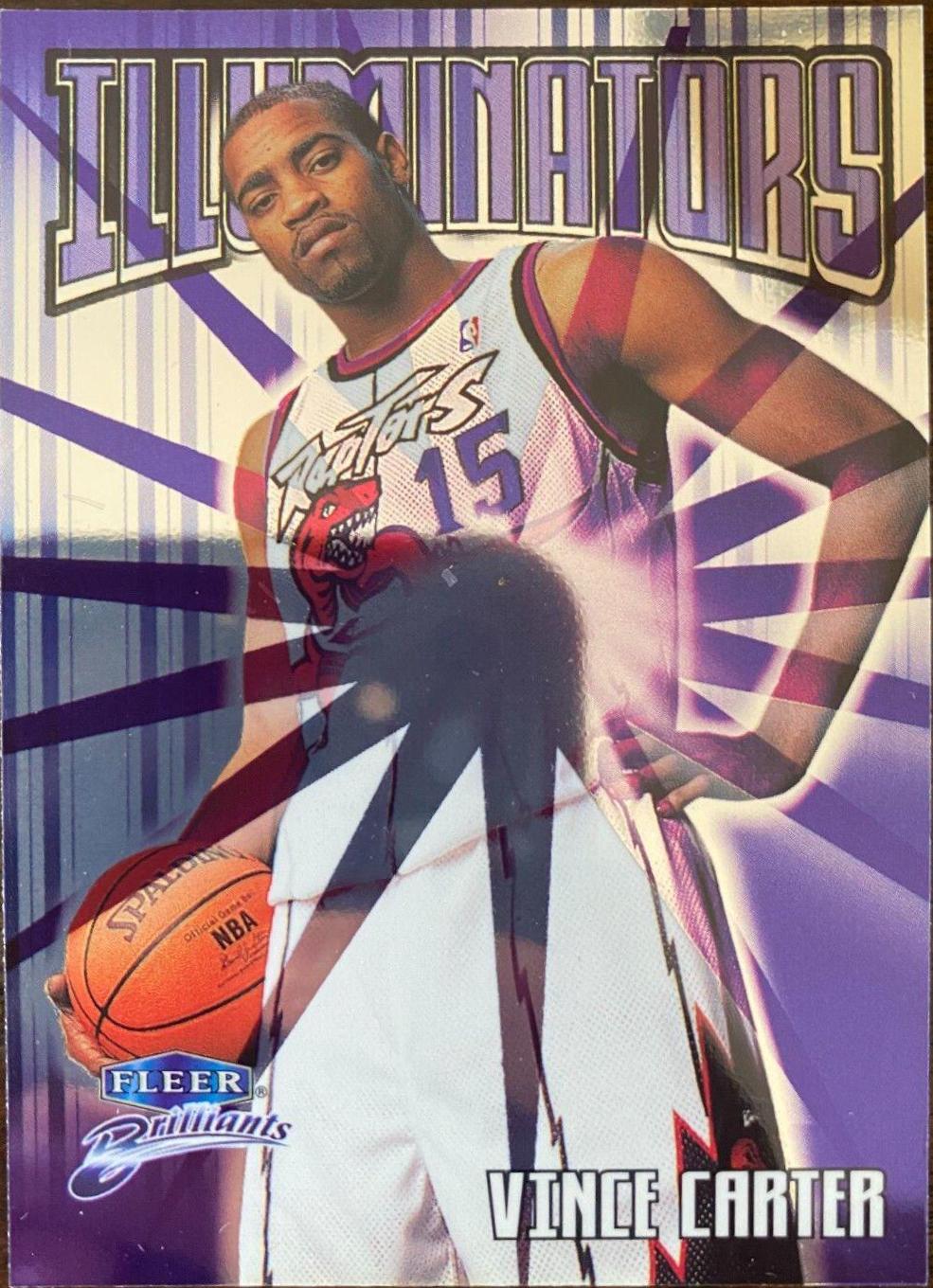 Vince Carter #4 Basketball Cards 1998 Fleer Brilliants Illuminator