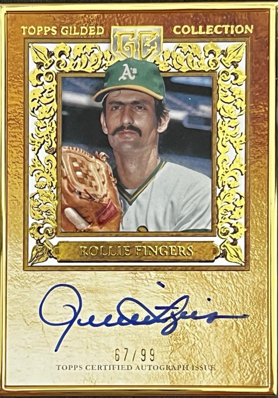 Rollie Fingers #HAFA-RF 2025 Topps Gilded Collection Gold Framed Hall Of Fame Autograph Baseball