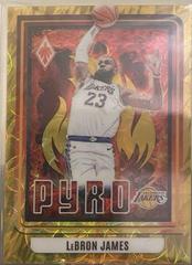 LeBron James [International Gold] #16 Basketball Cards 2023 Panini Phoenix Pyro Prices