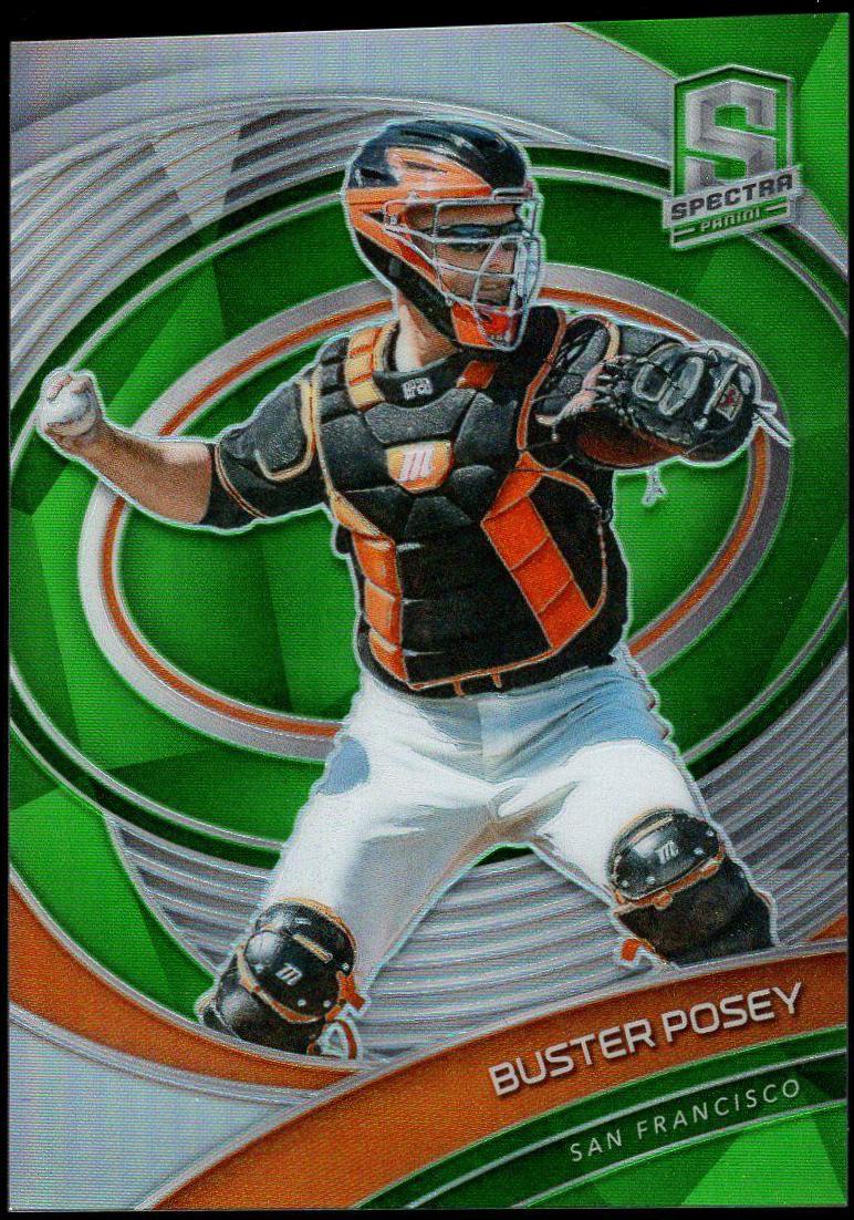 Buster Posey #52 Baseball Cards 2021 Panini Spectra