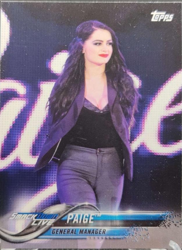 Paige #R-30 Wrestling Cards 2018 Topps WWE Then Now Forever Roster Update