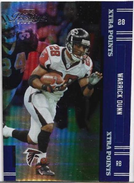 Warrick Dunn #9 Football Cards 2005 Playoff Prestige