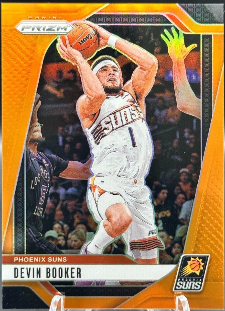 Devin Booker [Orange] #8 Prices | 2024 Panini Prizm | Basketball Cards