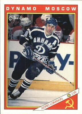 Andrei Lomakin #40R Hockey Cards 1991 O-Pee-Chee Inserts
