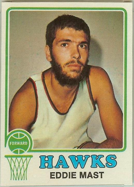 Eddie Mast #28 Basketball Cards 1973 Topps