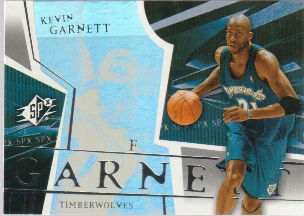 Kevin Garnett #47 Basketball Cards 2003 Spx