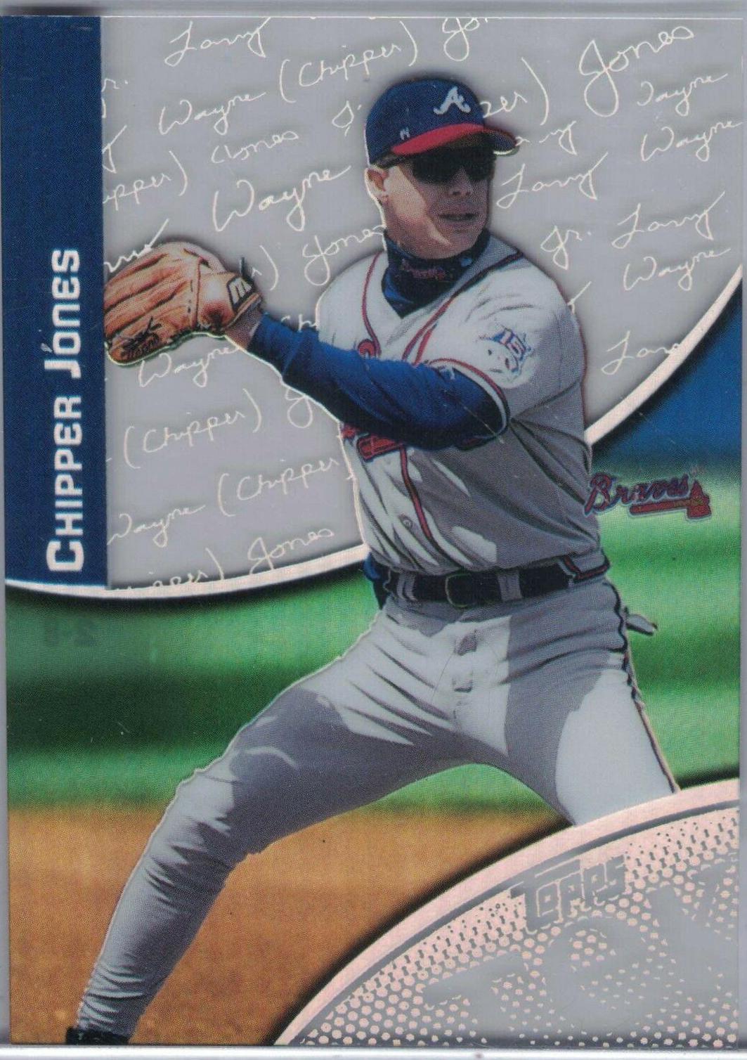 Chipper Jones #2-8 Baseball Cards 2000 Topps Tek