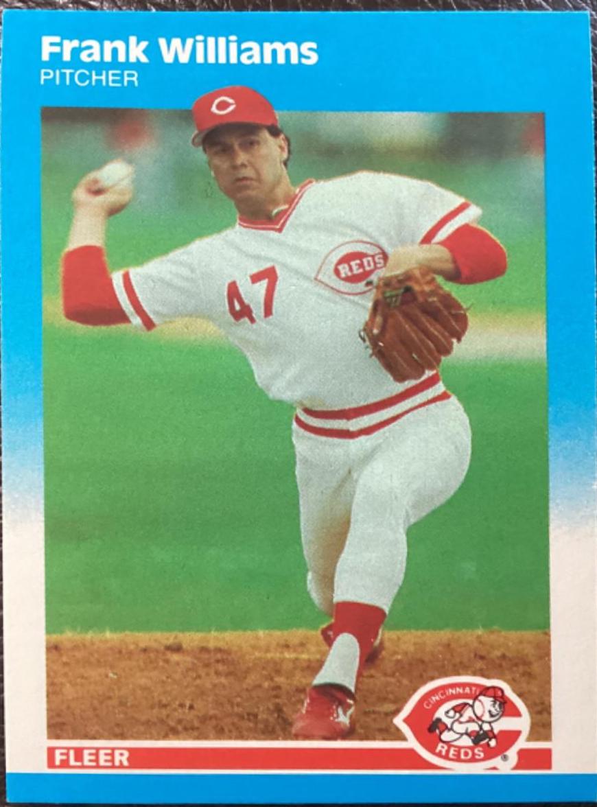 Frank Williams #U-127 Baseball Cards 1987 Fleer Update