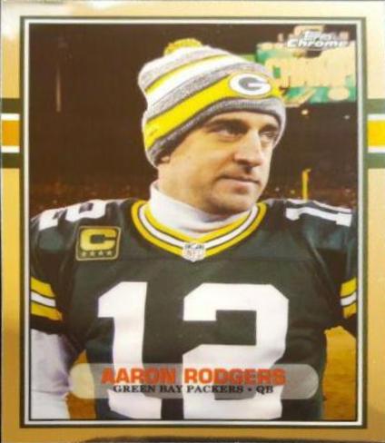 Aaron Rodgers #T60-AR Football Cards 2015 Topps Chrome 60th Anniversary