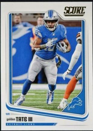 Golden Tate III #107 Football Cards 2018 Score