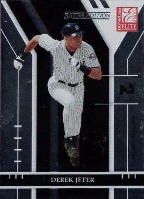 Derek Jeter #40 Baseball Cards 2004 Donruss Elite Extra Edition