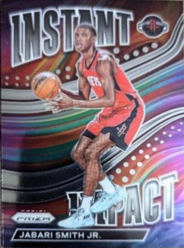 Jabari Smith Jr. #3 Basketball Cards 2022 Panini Prizm Instant Impact