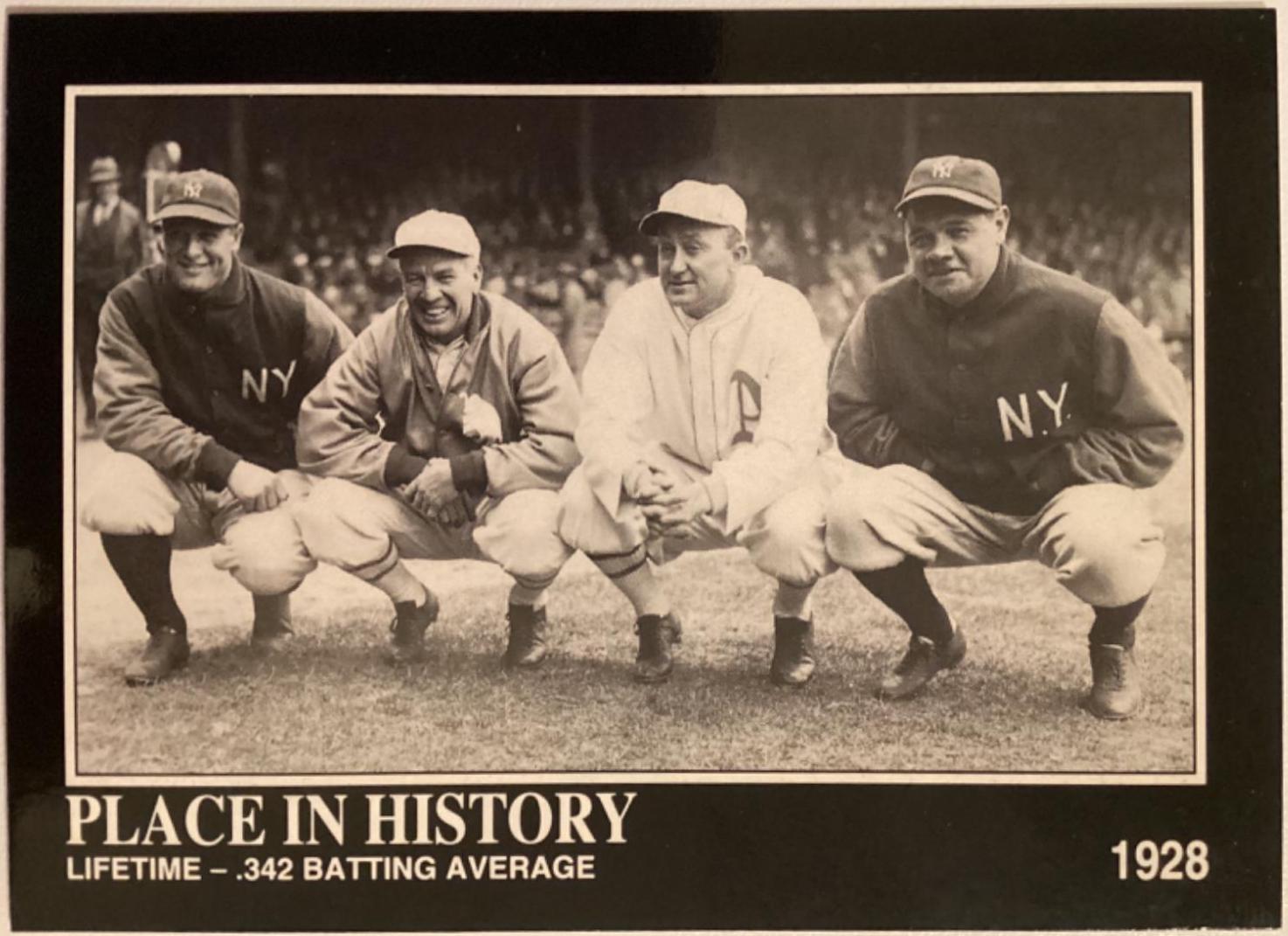 Lifetime .342 Batting Average #51 1992 Megacards Babe Ruth Baseball