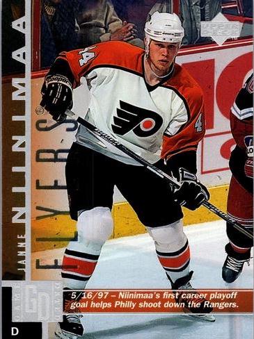Janne Niinimaa #124 Hockey Cards 1997 Upper Deck
