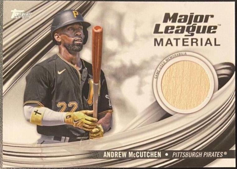 Andrew McCutchen #MLM-AM Baseball Cards 2023 Topps Update Major League Material