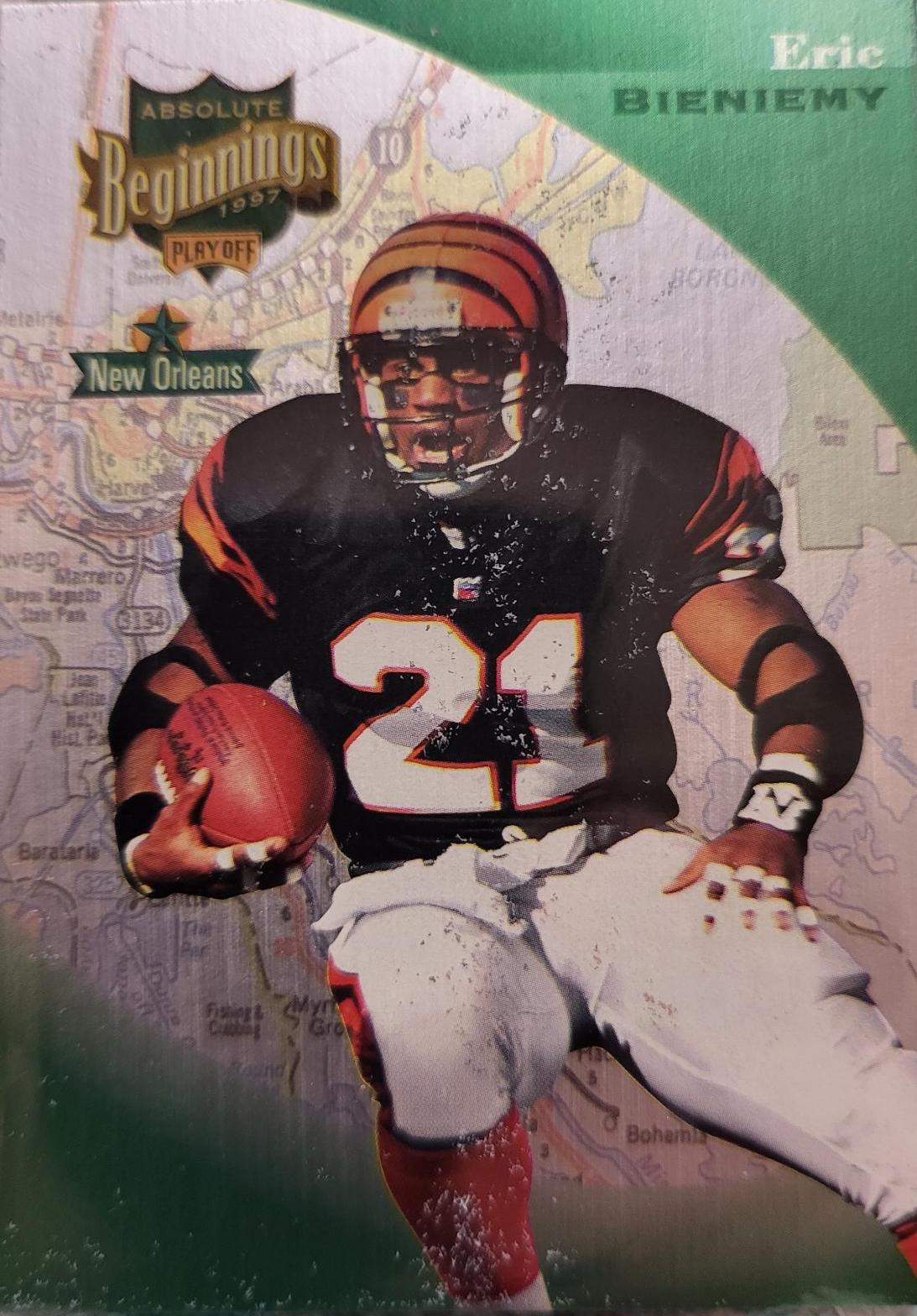 Eric Bieniemy #2 Football Cards 1997 Playoff Absolute