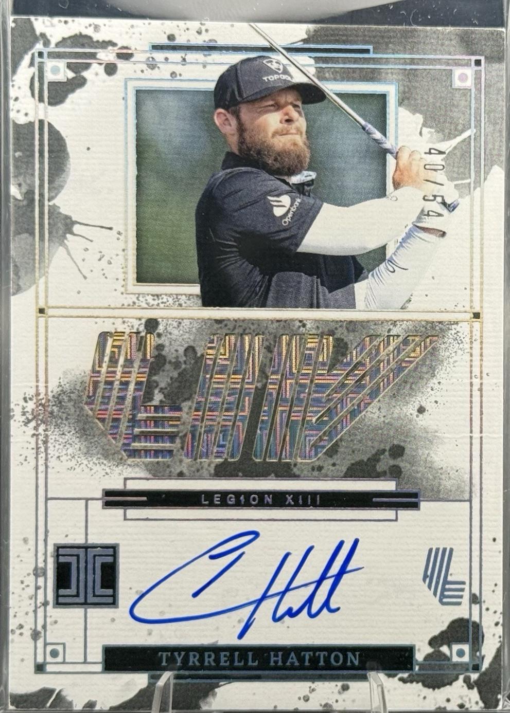Tyrrell Hatton #17 2025 Panini Impeccable LIV Signature Golf