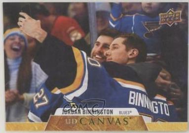 Jordan Binnington #C192 2020-21 Upper Deck Hockey UD Canvas