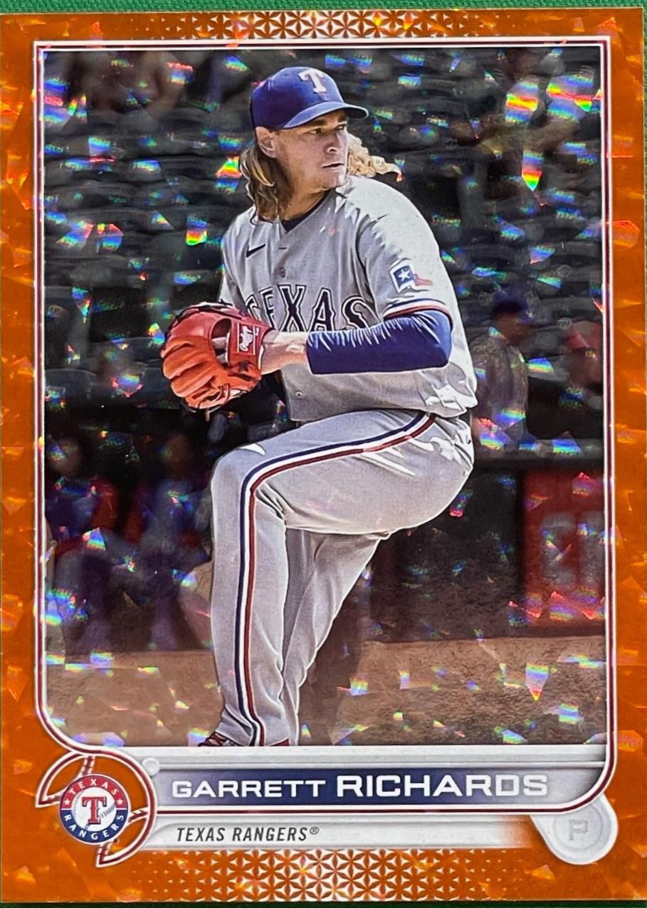 Garrett Richards [Orange Rainbow Foil] #US198
