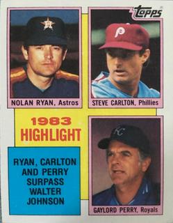 Nolan Ryan / Steve Carlton / Gaylord Perry