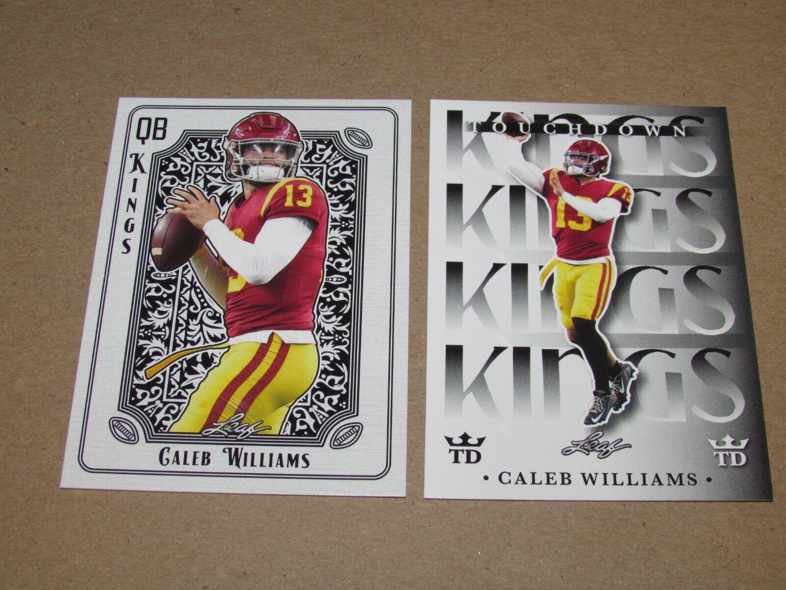 Caleb Williams #TDK-6 Football Cards 2024 Leaf Touchdown Kings