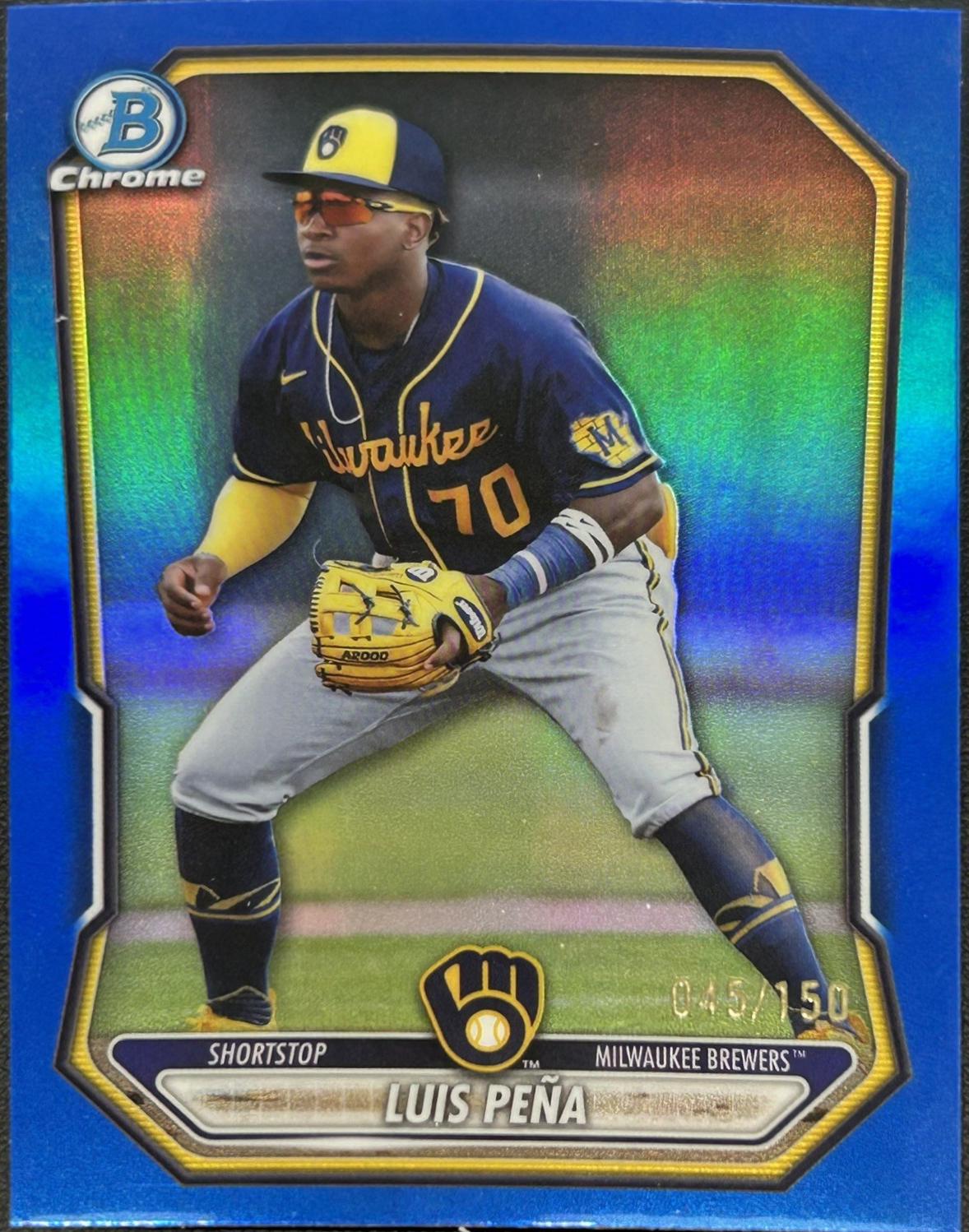 2026 Luis Pena [Blue Refractor] #BCP-120