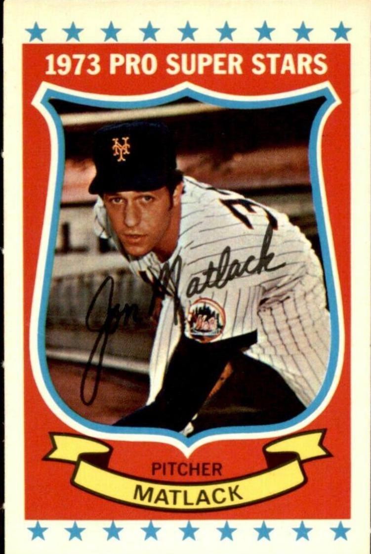 Jon Matlack #12 Baseball Cards 1973 Kellogg's